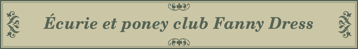 Écurie et poney club Fanny Dress